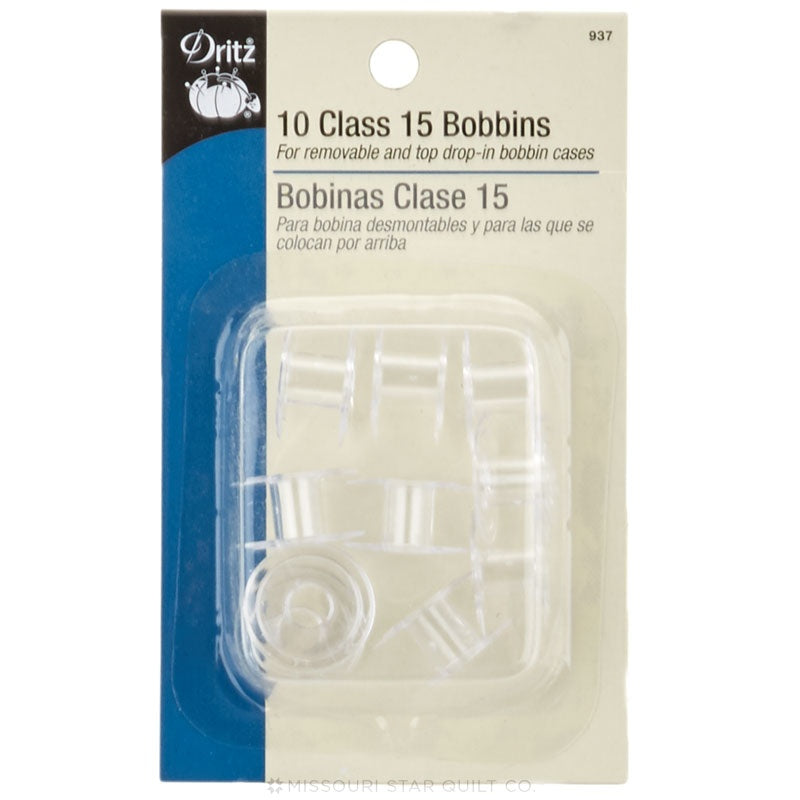 Plastic Bobbins - Class 15 (Bonus pack - 10 ct) Primary Image