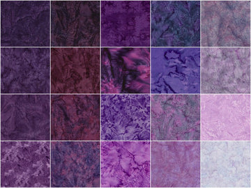 Playful Purple Batik Solids Fat Quarter Bundle Alternative View #2