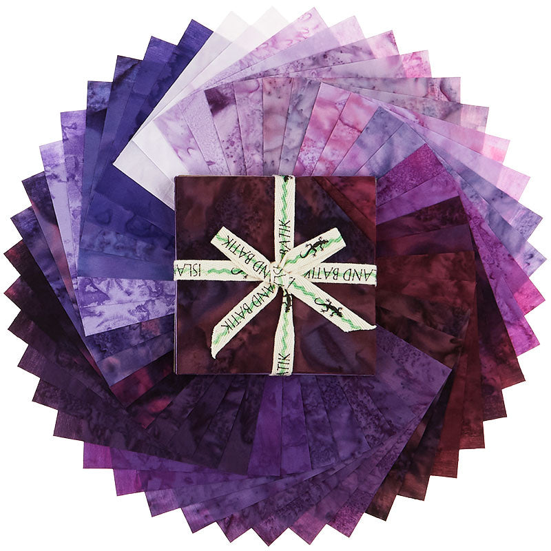 Playful Purple Batik Solids Stamps Primary Image