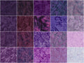 Playful Purple Batik Solids Strips