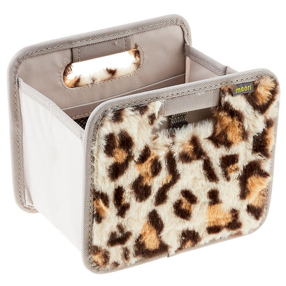 Plush Mini Foldable Box - Sand Leopard