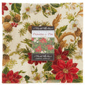 Poinsettias and Pine Metallic Layer Cake Alternative View #1