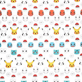 Pokemon - Pikachu White Yardage