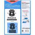 Police Laser Silhouette Precut Fused Appliqué Pack Alternative View #2