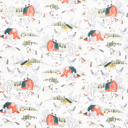 Poppy Prairie - Scenic Farm Yardage