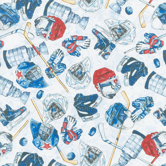 Power Play - Hockey Equipment Multi Yardage