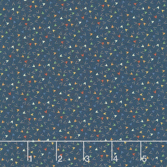 Prairie Dreams - Arrowheads Navy Yardage