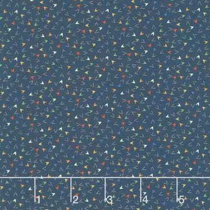 Prairie Dreams - Arrowheads Navy Yardage