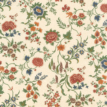 Prairie Dreams - Prairie Flowers Tan Yardage