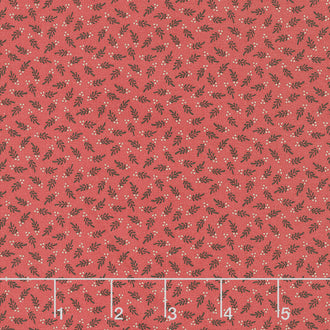 Prairie Dry Goods - Floating Leaves Red Yardage