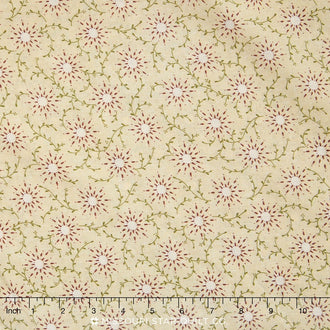 Prairie Vine - Cream Flowers 108" Wide Backing