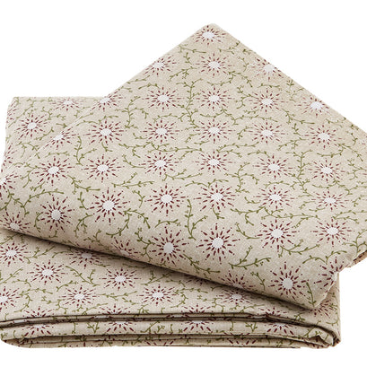 Prairie Vine - Starburst and Vines Natural 108" Wide 3 Yard Cut