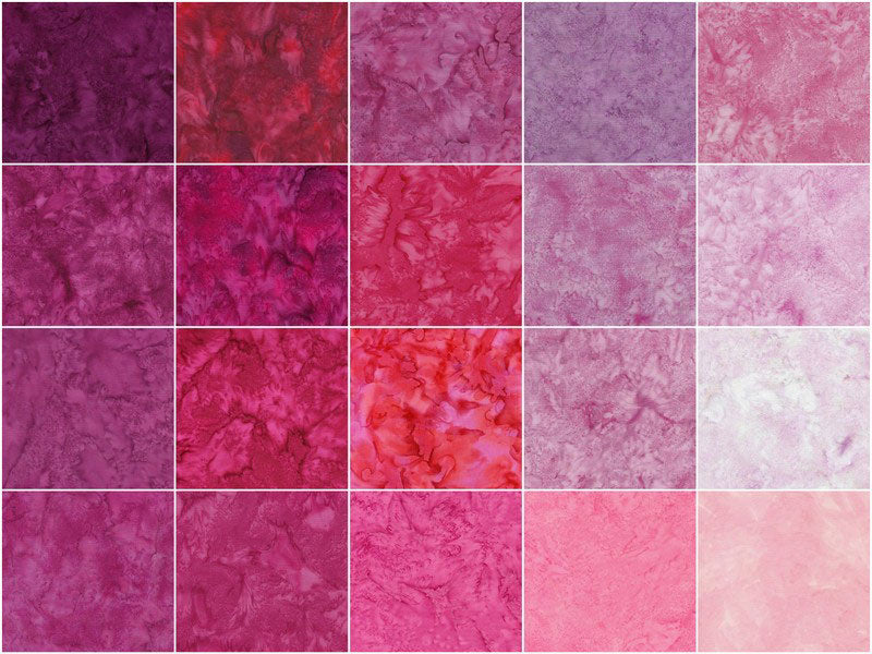 Precious Pink Batik Solids Fat Quarter Bundle Alternative View #2