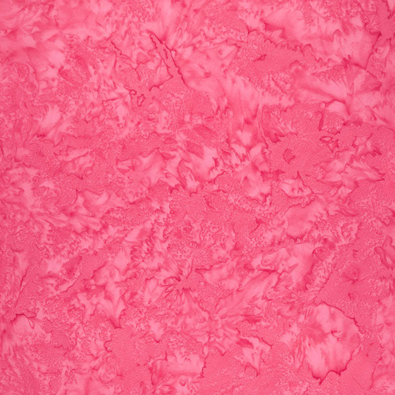 Precious Pink Batik Solids - Geranium Yardage Primary Image