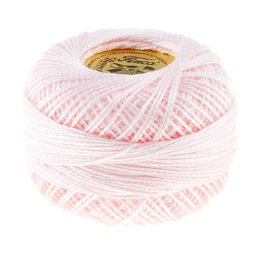 Presencia Perle Cotton Thread Size 8 Baby Pink