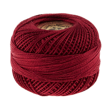 Presencia Perle Cotton Thread Size 8 Dark Cranberry