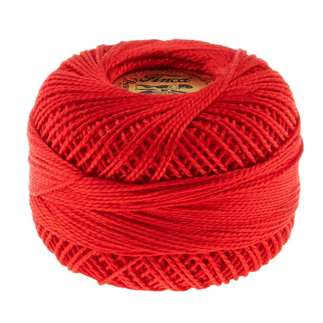 Presencia Perle Cotton Thread Size 8 Red