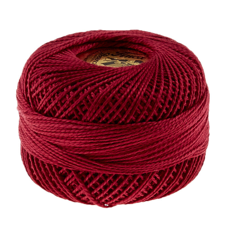 Presencia Perle Cotton Thread Size 8 Very Dark Rose