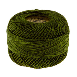 Presencia Perle Cotton Thread Size 8 Avocado Green