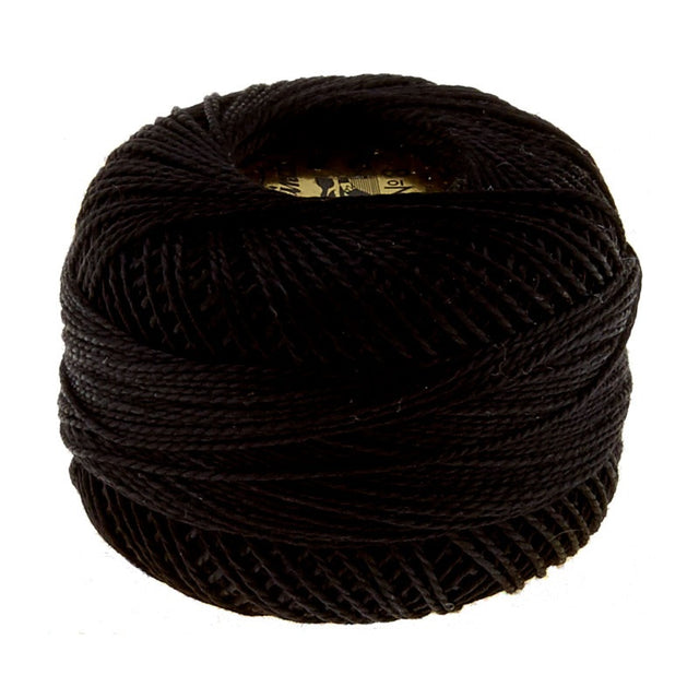 Presencia Perle Cotton Thread Size 8 Black