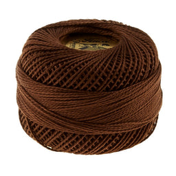 Presencia Perle Cotton Thread Size 8 Coffee Brown