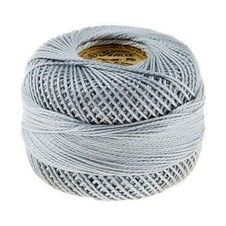 Presencia Perle Cotton Thread Size 8 Light Pewter