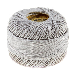 Presencia Perle Cotton Thread Size 8 Light Shell Gray