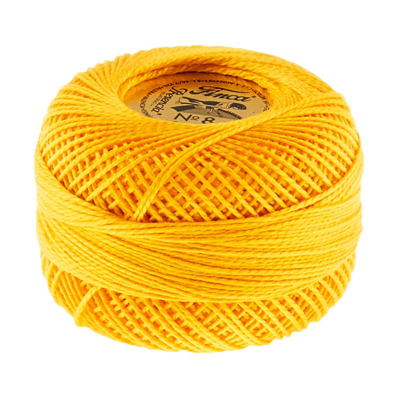 Presencia Perle Cotton Thread Size 8 Medium Gold