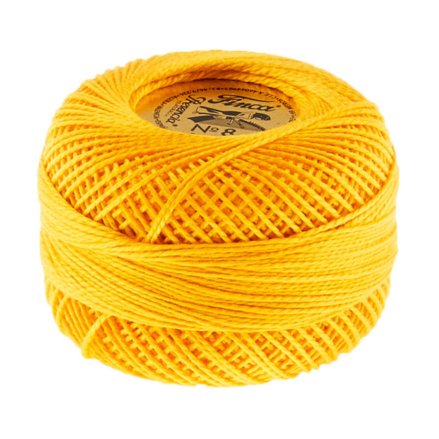 Presencia Perle Cotton Thread Size 8 Medium Gold