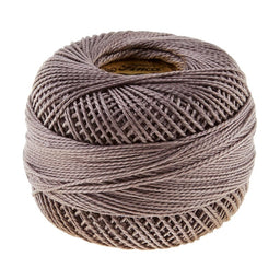 Presencia Perle Cotton Thread Size 8 Medium Shell Gray