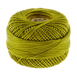 Presencia Perle Cotton Thread Size 8 Moss Green