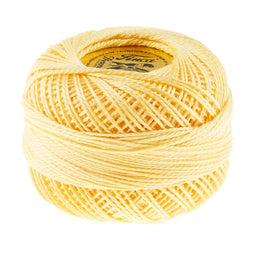 Presencia Perle Cotton Thread Size 8 Pale Yellow