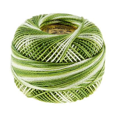 Presencia Perle Cotton Thread Size 8 Variegated Deep Forest
