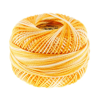 Presencia Perle Cotton Thread Size 8 Variegated Glorious Gold