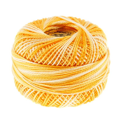 Presencia Perle Cotton Thread Size 8 Variegated Glorious Gold