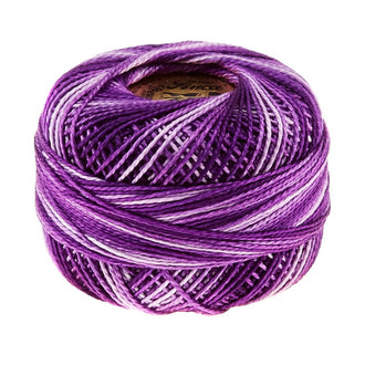 Presencia Perle Cotton Thread Size 8 Variegated Glorious Grape