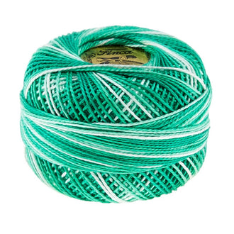 Presencia Perle Cotton Thread Size 8 Variegated Nile Green