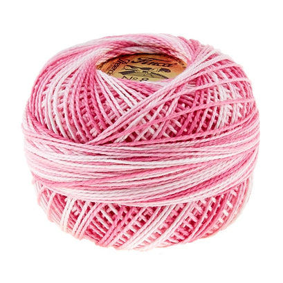 Presencia Perle Cotton Thread Size 8 Variegated Plum Passion