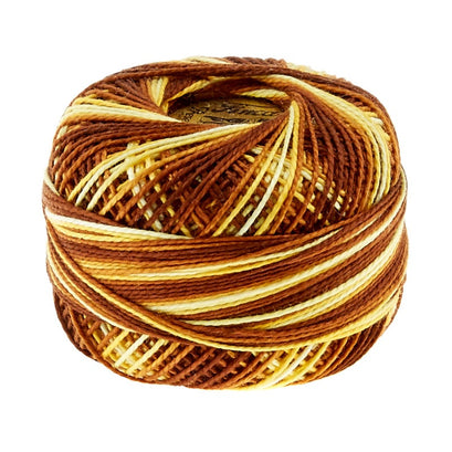 Presencia Perle Cotton Thread Size 8 Variegated Retro