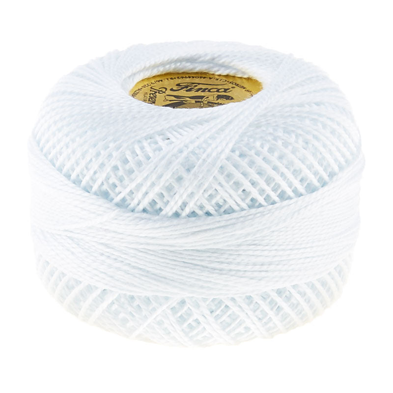 Presencia Perle Cotton Thread Size 8 White