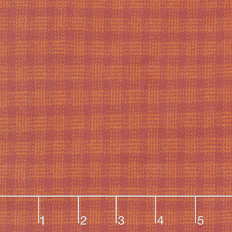 Primo Plaids - Lumber Jacks Small Check Rust Flannel Yardage
