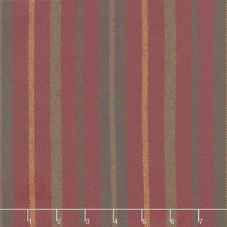 Primo Plaids - Lumber Jacks Stripe Burgundy Flannel Yardage