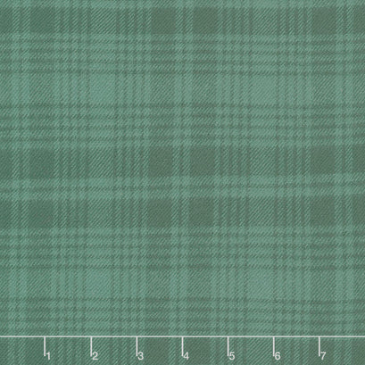 Primo Plaids - Lumber Jacks Tattersal Green Flannel Yardage
