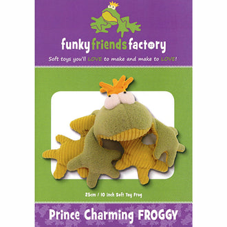 Prince Charming Frog Funky Friends Factory Pattern