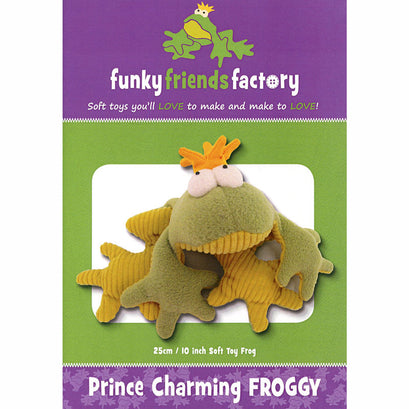 Prince Charming Frog Funky Friends Factory Pattern