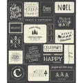 Printworks Panels - Christmas Wishes Black Panel