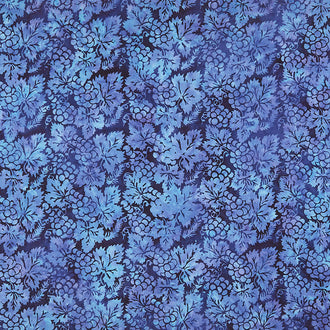 Provence Batiks - Grapes Blueberry Yardage