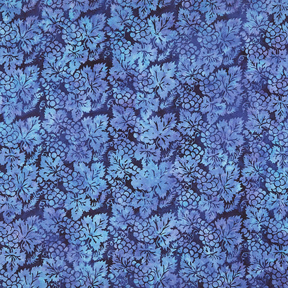 Provence Batiks - Grapes Blueberry Yardage