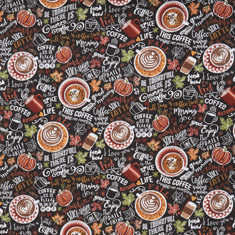 Pumpkin Patch - Latte Pumpkin Spice Yardage