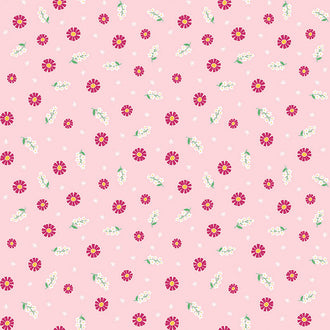 Pure Delight - Blooms Pink Yardage